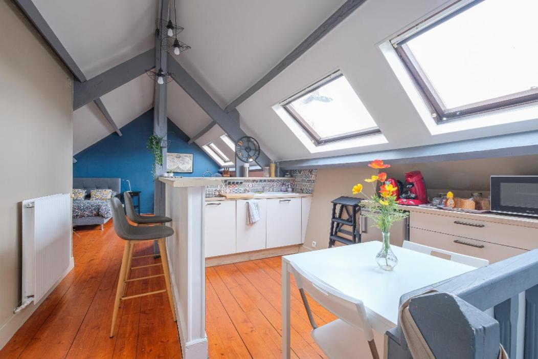 L'Escale Nemourienne Apartment Nemours Bagian luar foto
